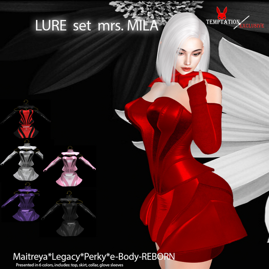 ***LURE*** SET -Mrs. MILA-SILVER