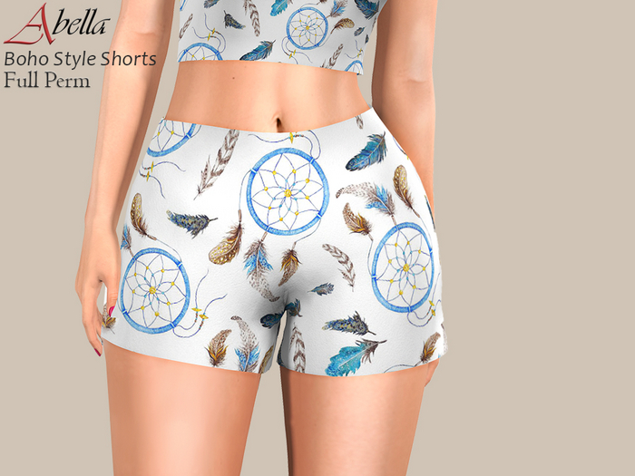 Full Perm Abella Boho Style Shorts