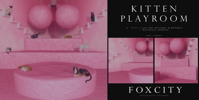 FOXCITY. Photo Booth - Kitten Playroom