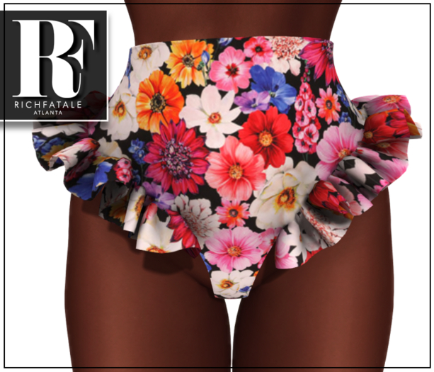 $RICH FATALE - RUFFLE HOT SHORT - DAISY
