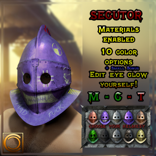 .:Crystal Cube:. Secutor Helmet