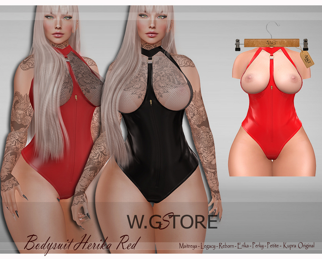 W.G STORE - Bodysuit Herika Red