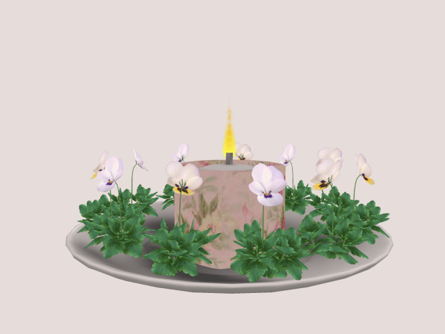 Spring Candle Green