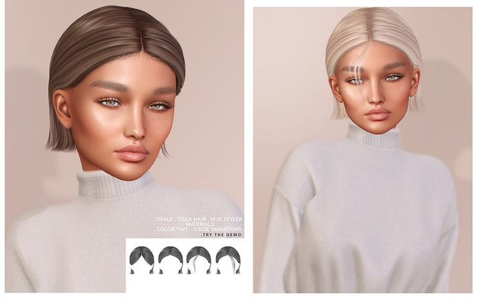 OPALE. Tisea Hair [All Colors Pack]