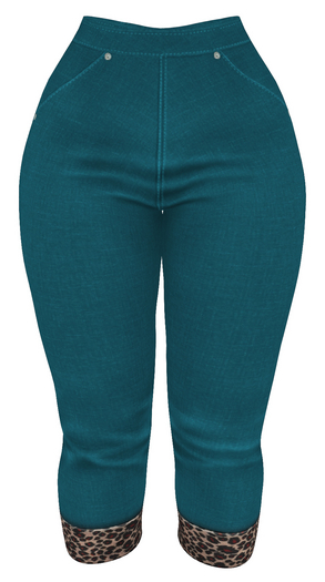The Annex - Alice Capris - Turquoise