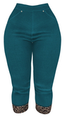 The Annex - Alice Capris - Turquoise