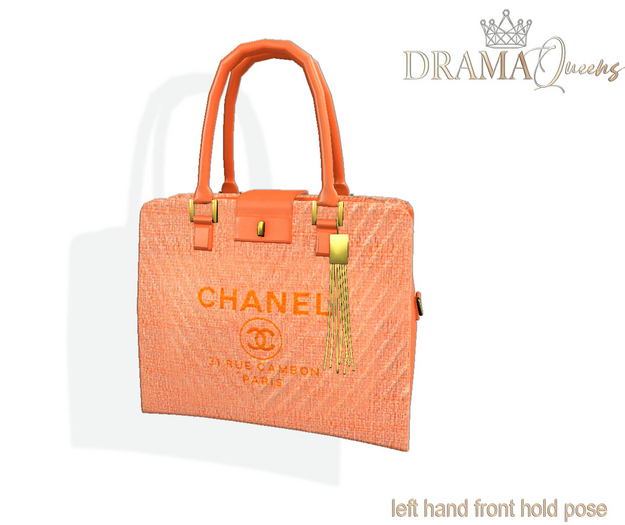 DQ::NO.5ive orange HandBag (packed)