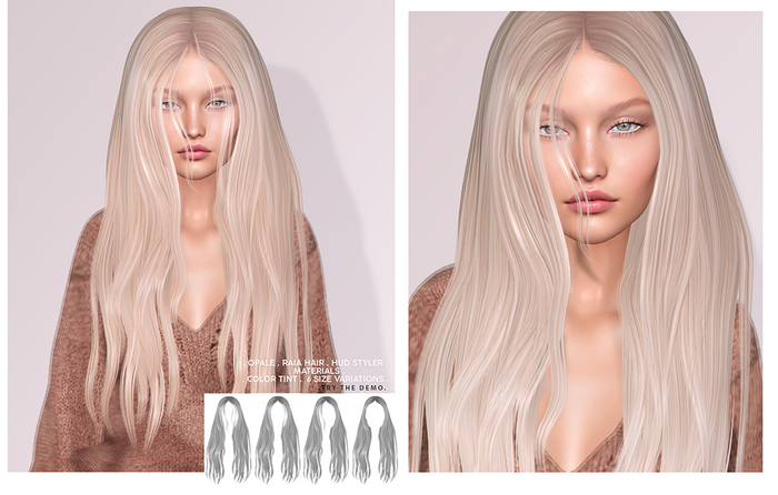 OPALE. Raia Hair [Naturals Pack]