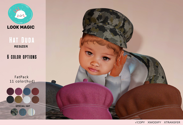[Look Magic] Hat Duda Brown_ LullaB/TDB  (Resizer)