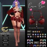 Son!a-Edge Carna Mesh bra-top Red