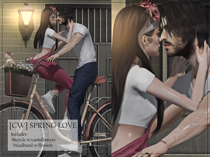 /V/ Spring Love - Couple Pose w/Props [UnPack]