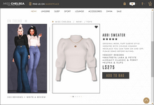 .miss chelsea. Abbi Sweater White