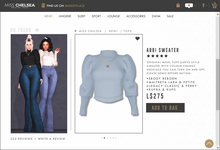 .miss chelsea. Abbi Sweater Sky