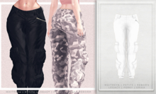 [Aleutia] Dani Cargo Pants -  White