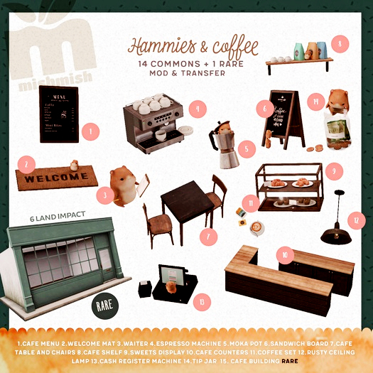 MishMish - Hammies & Coffee / Sweets Display