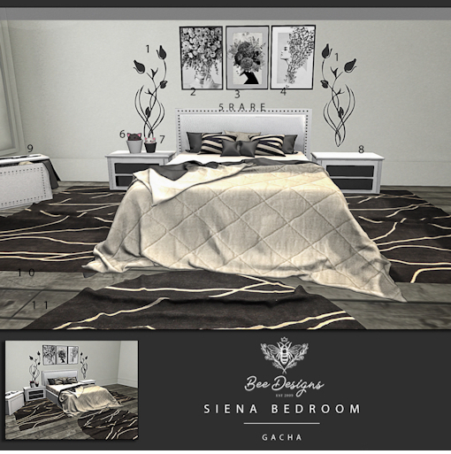 Bee Designs Siena Bedroom gacha 2