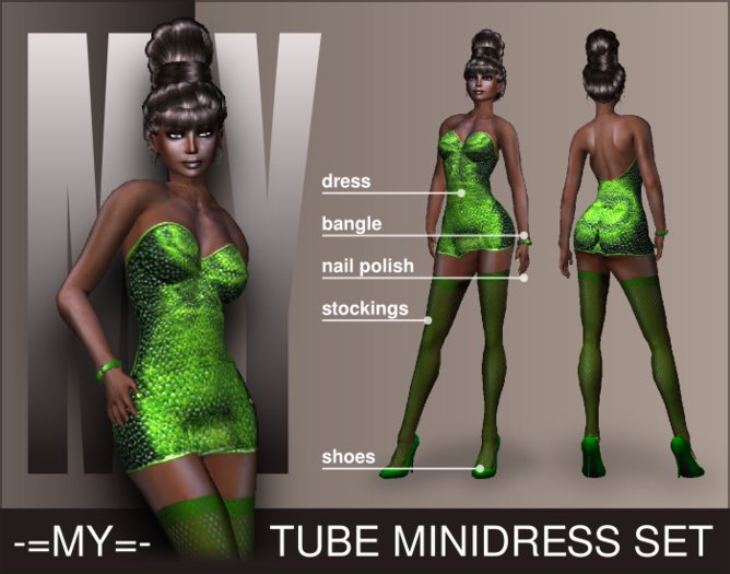 -=MY=- tube mini set (moss)