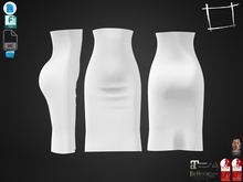 Dae Obj FBX For Underbust High Waist Skirt Maitreya, Slink (Physique,Hourglass), Belleza (Isis,Freya)