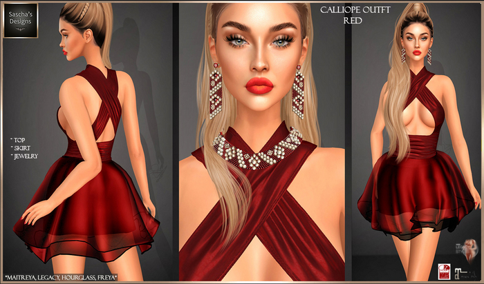 SAS - Calliope Red Outfit (MB) 