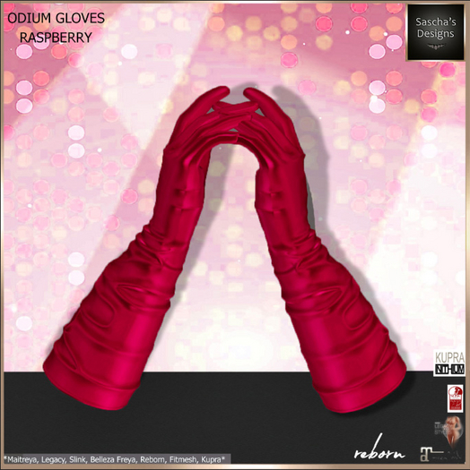 SAS - Odium Raspberry Gloves (MB & FM) Bento