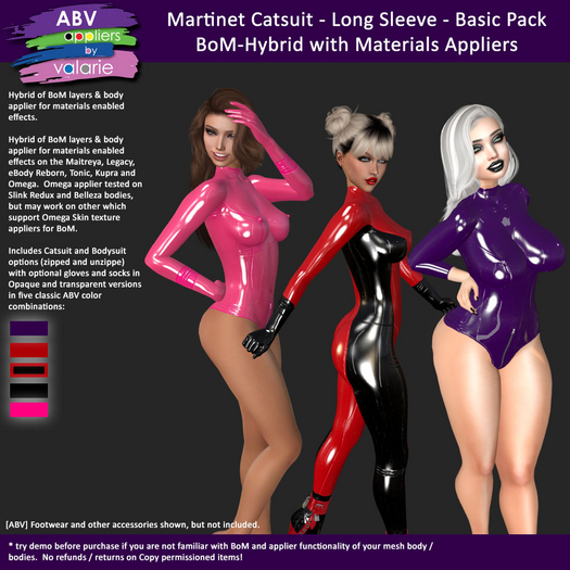 [ABV] Martinet Catsuit Long Sleeve - Basic