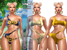 DEMO ONE STRAP SWIM TANKS - 100 TEXTURE HUD