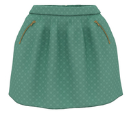 The Annex - Carla Skirt - Teal