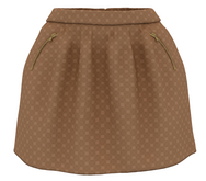 The Annex - Carla Skirt - Tan