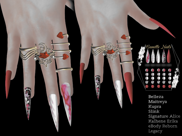 *CAMI* Siletto Nails * N003*DEMO