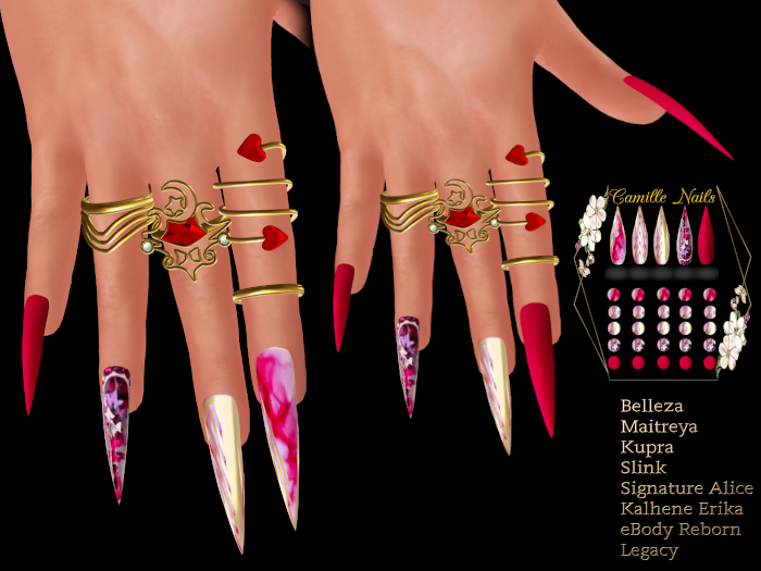 *CAMI* Siletto Nails * N003*