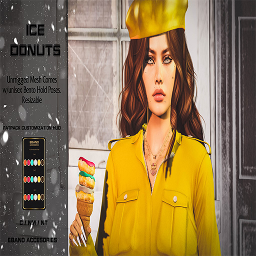 Ebano-Ice Donuts(ORANGE)