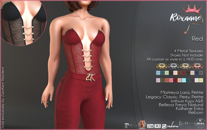 -:ZK:- Roxaane Suit Red