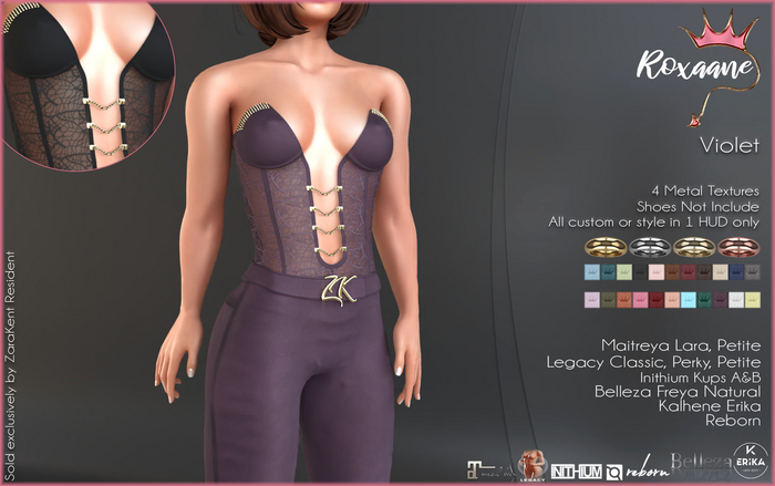 -:ZK:- Roxaane Suit Violet