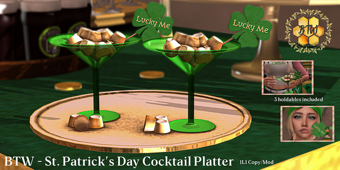BTW - St. Patrick's Day Cocktail Set