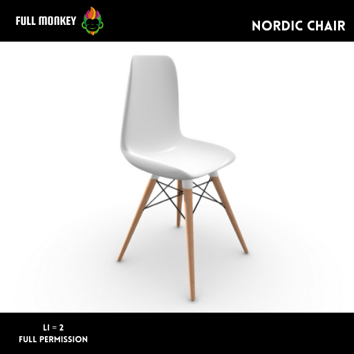 [FULL MONKEY] Nordic chair FULL PERM