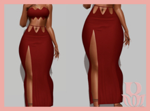 Rosary. Maya . Skirt Red