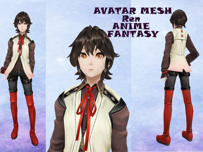 ren avatar anime mesh