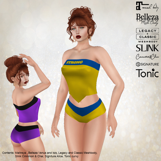 Kateryna Outfit Ukrain Strong - Delivery HUD