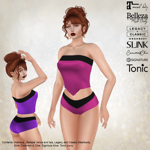 Kateryna Outfit Rasberry - Delivery HUD