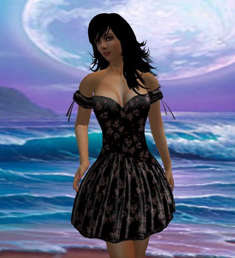 Butterfly Dress Black