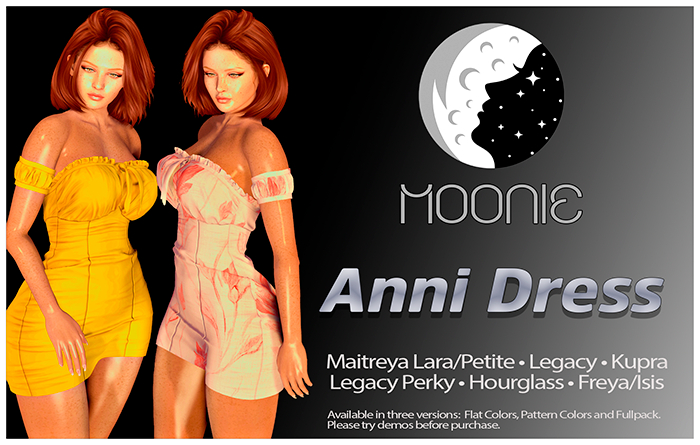 Moonie - Anni Dress - Pattern Colors Pack(Wear)