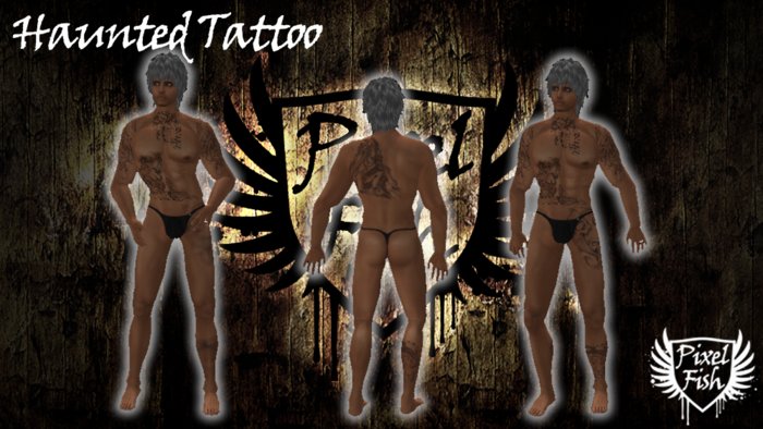 .+.PixelFish Tattoos.+. Haunted Tattoo