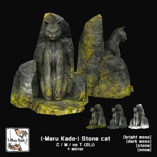 {-Maru Kado-} Stone cat