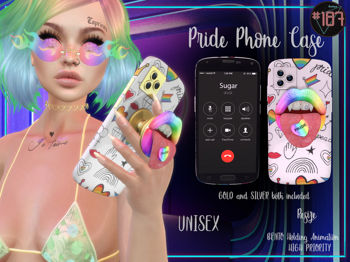 #187# Pride Phone Case *Holding*