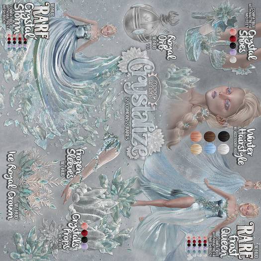 :Moon Amore: Crystallize / Crystals Props / ROSE