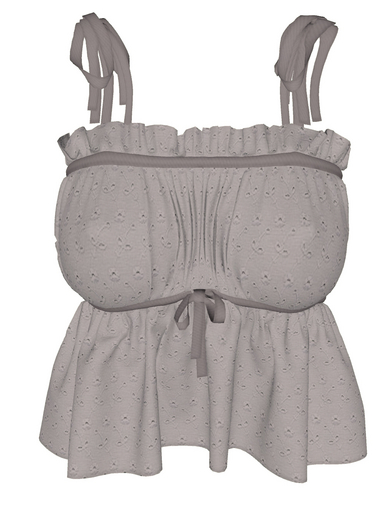 The Annex - Emily Top - Gray