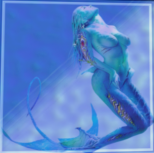 Mermaid. Animated picture
