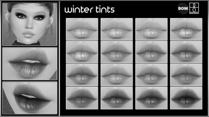 *Booty's Beauty* DEMO [BOM] Winter Tints Lippy