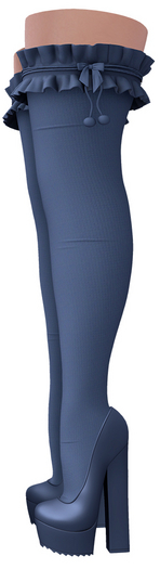 Limited Addiction - Rissa Socks/Heels - Blue