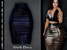 ::WD:: Skirt & Belt Jirawat - Blue